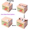 ALIMITOPIA Saving Money Box,Vocal Mischief Stealing Coin Piggy Bank Coin Storage Pot (Cartoon Cat)