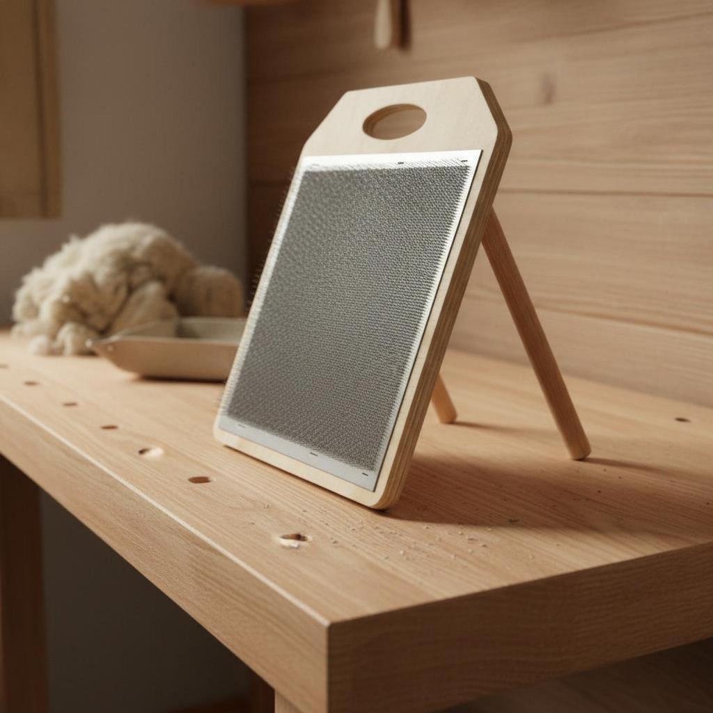 Carding Board Wooden Wool Blending Set Portable DIY