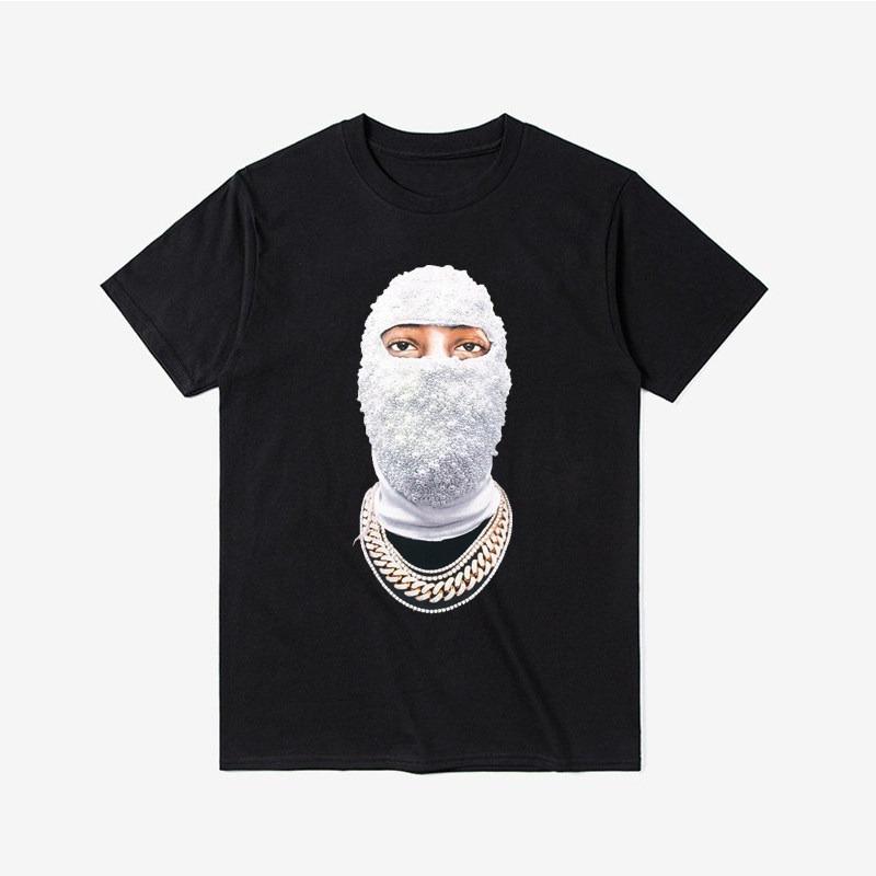 Pearl Masked Casual Tshirt Mens and Womens Luxury Brand Top