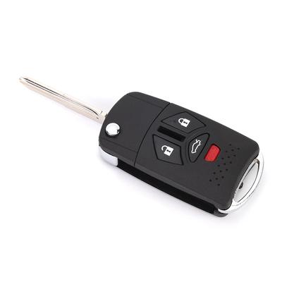 3+1 Knapp Vikbar Fjärrkontroll Flip Skal Nyckel Fob Fodral Skydd Passar för Mitsubishi 20072010 Eclipse
