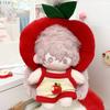 1 set Fruit Hat Cotton Doll's Clothes Red Set Plush Doll Clothes  20cm Cotton Doll