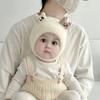 Plush Baby Hat Soft Earflap Hat Cute Baby Bonnet  Infant Daily