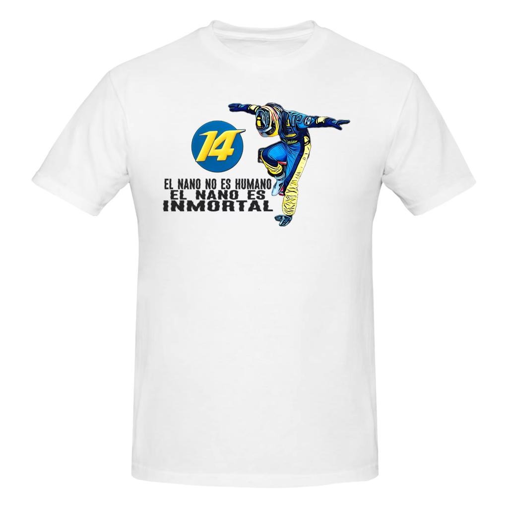 Divertente Maglietta Meme di Fernando Alonso da Uomo in Puro Cotone T-shirt Stile Estate 2026 Manica Corta Maglietta Vestibilità Slim Clothing