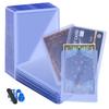 Card Hard Card PVC for Storing and Protecting Trading Cards and Features a Surface File for of Top-loader Sleeves, Stain-resistant, Case,
