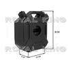 Black "Jerry Can Pair With Mount" Fit For Royal Enfield Himalayan 411 BS4