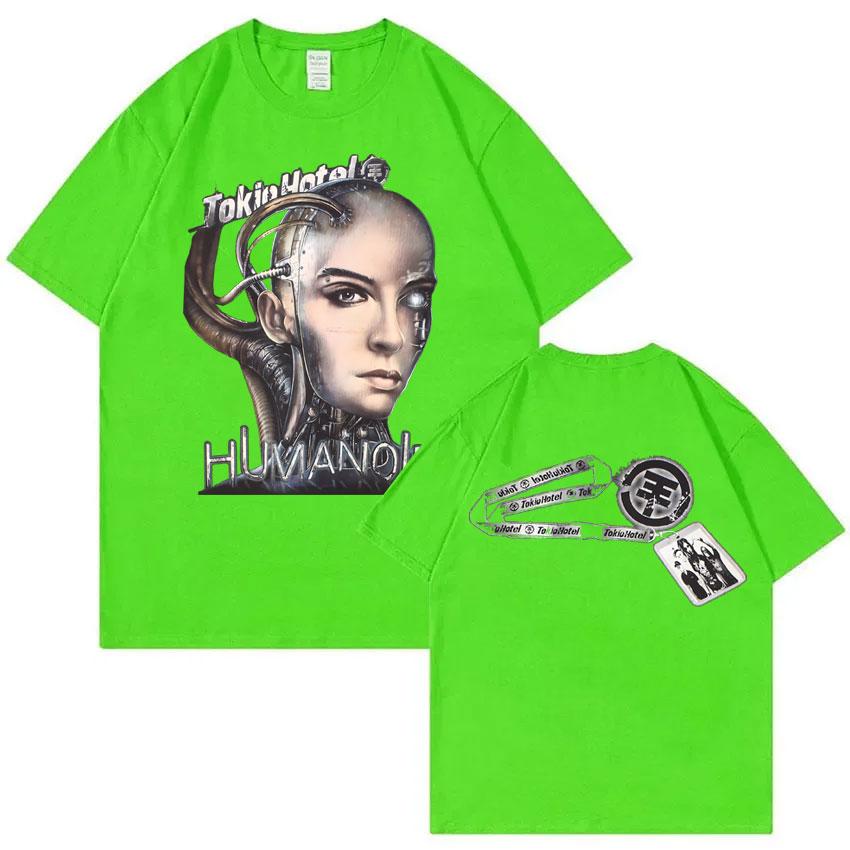

Немецкая рок-группа Tokio Hotel Humanoid Музыкальная графическая футболка Мужская Хип-хоп Панк Готическая Футболки Мужские Оверсайз Футболки с коротким рукавом 4XL