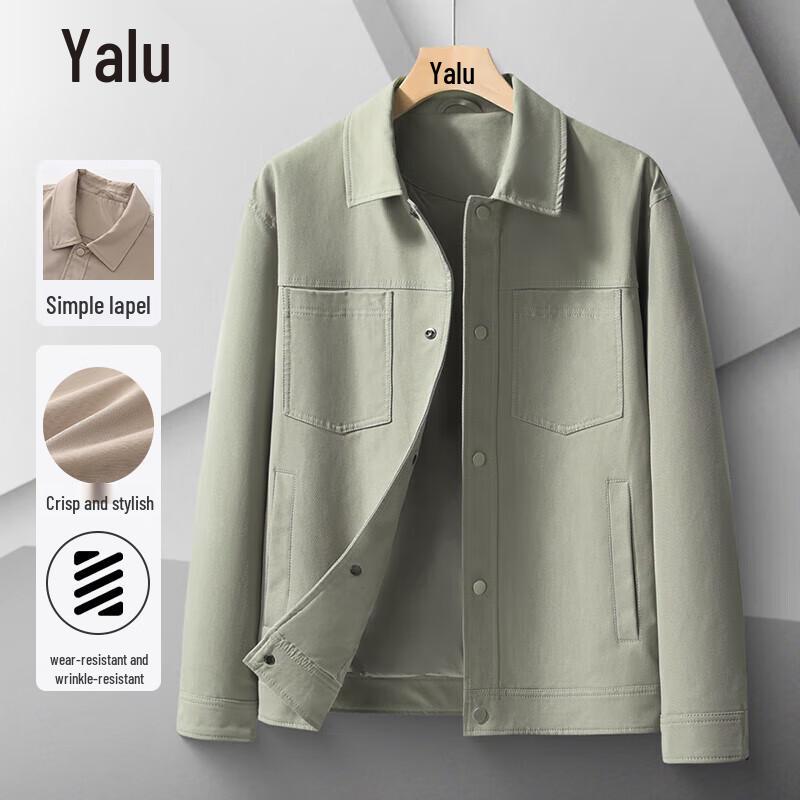 

Yalu Men s Casual Lapel Workwear Jacket 2XL