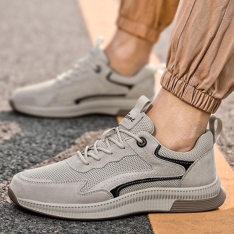 New Men's Thick-soled Non-slip Casual Walking Shoes Male Daily Leisure Trendy Versatile Sports Shoes Breathable Sneakers For Men