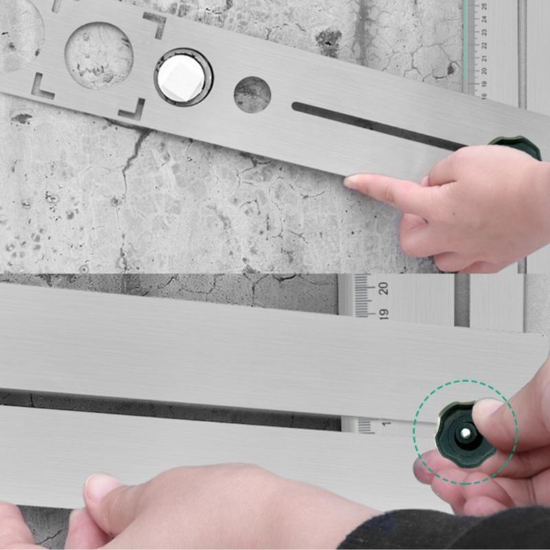 Alloy Tile & Glass Hole Locator Adjustable Angles with Antislip Base Builtin Water Cooling System For Various Materials
