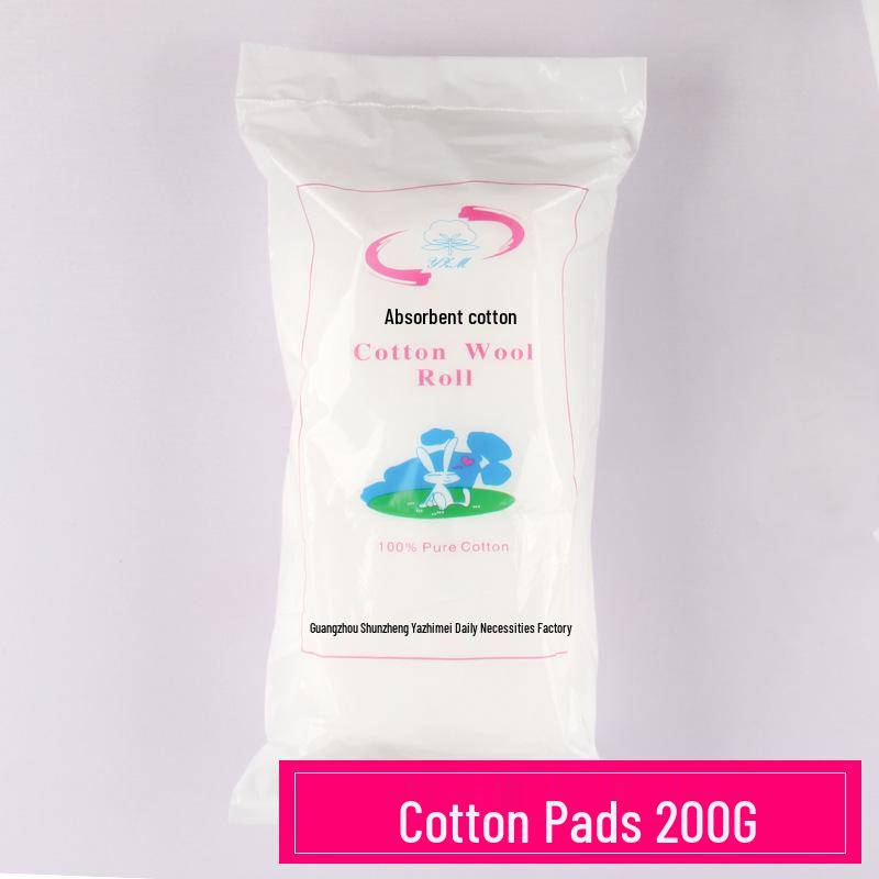 Premium Thickened Makeup Cotton Pads for Beauty Salons - 1600 Pure Cotton, Non-Woven Pads