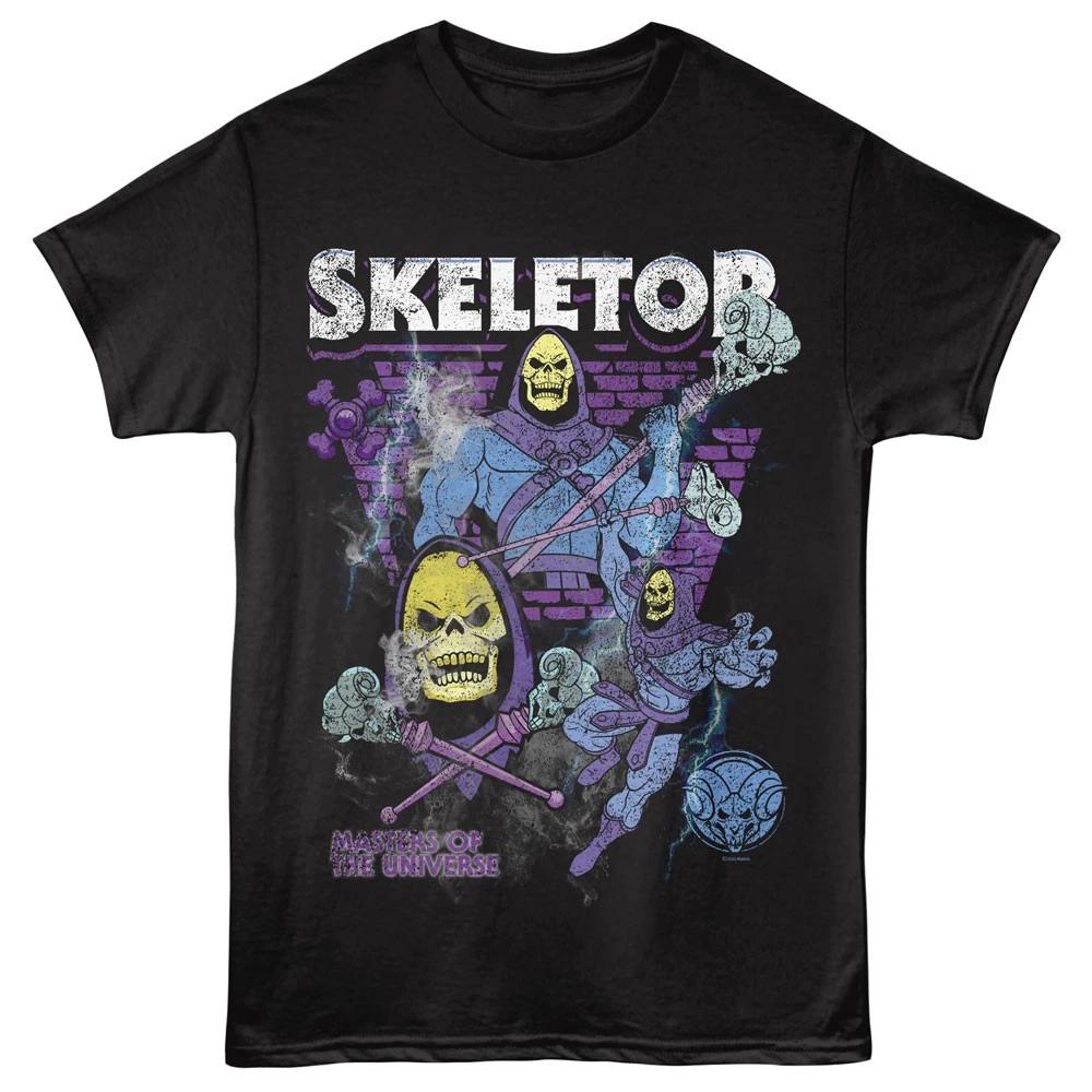 Masters Of The Universe 1980 s Cartoon Skeletor Collage Men s T Shirt 4XL