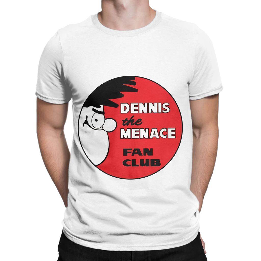 Dennis the Unisexace Fan Club Funny 100 Cotton TShirt The Beano Tops Tees For Unisex