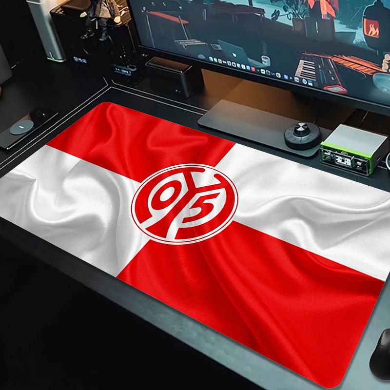 FSV Mainz 05 Mouse Pad Large Gaming Table Cushion Non-slip Laptop Tablet Big Mousepad XXL Mat Mini PC Playmat With Lock edge_xia