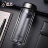 HEENOOR 360ML Double Wall Glass Tea Infuser Bottle