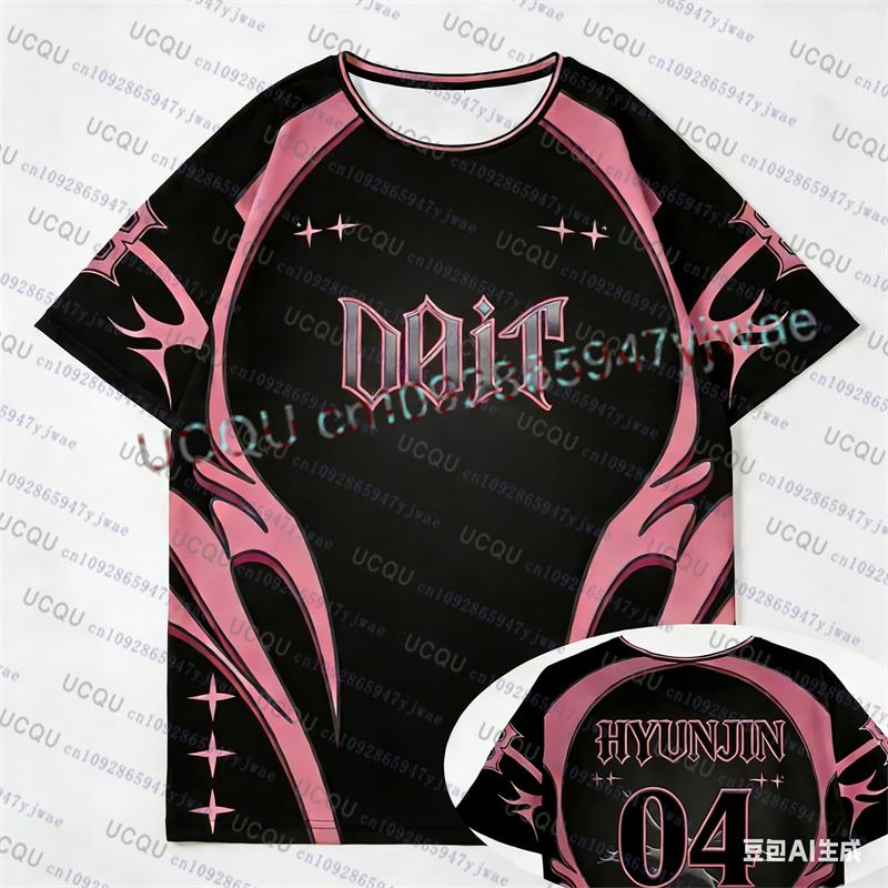 Do It Unisex Jersey 2026 KPOP Concert TEE Beach Shirt Fan Gift Loose Fashion Street Top Summer Men's Women's HyunjinT-shirts