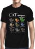 1Tee Mens Catvengers Assemble Cat T-Shirt
