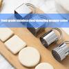 Stainless Steel Cookie Molds With Handle Multipurpose Cutters For Cakes Sandwiches Dishwasher Friendly