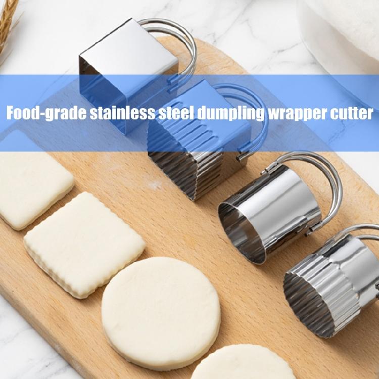 Stainless Steel Cookie Molds With Handle Multipurpose Cutters For Cakes Sandwiches Dishwasher Friendly