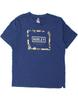 HURLEY Maglietta da Uomo con Grafica Top Taglia L Blu Cotone AZ06
