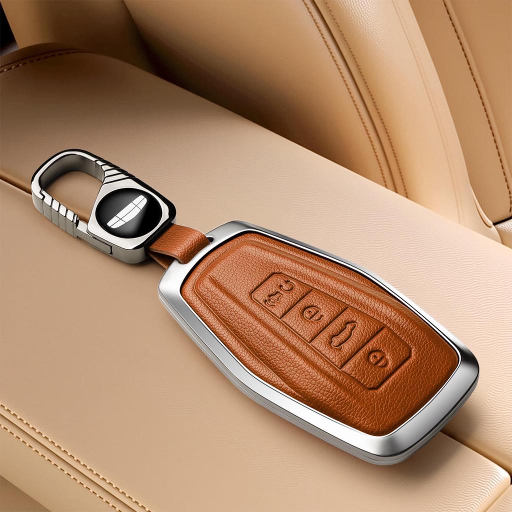 Key Covers for 2021 Geely Boyue PRO & 2020 Xingyue - Unisex Car Key Cases/Clasps