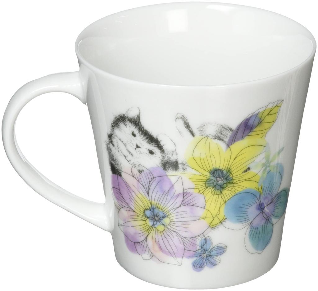 Keramik Ai Urara Katzenbecher, Blau, 23004