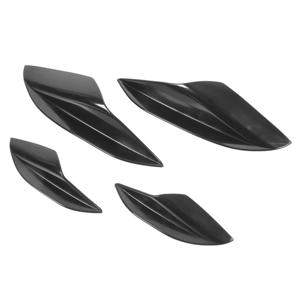 Bumper Fin Car Front Bumper Side Splitter Canards Lip Spoiler Deflector Replacement for