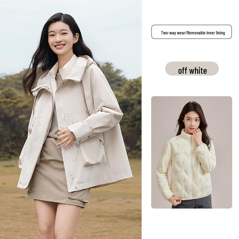 

Женский пуховик с капюшоном в стиле Яя и Цзюй Цзинъи 155/80A(S)