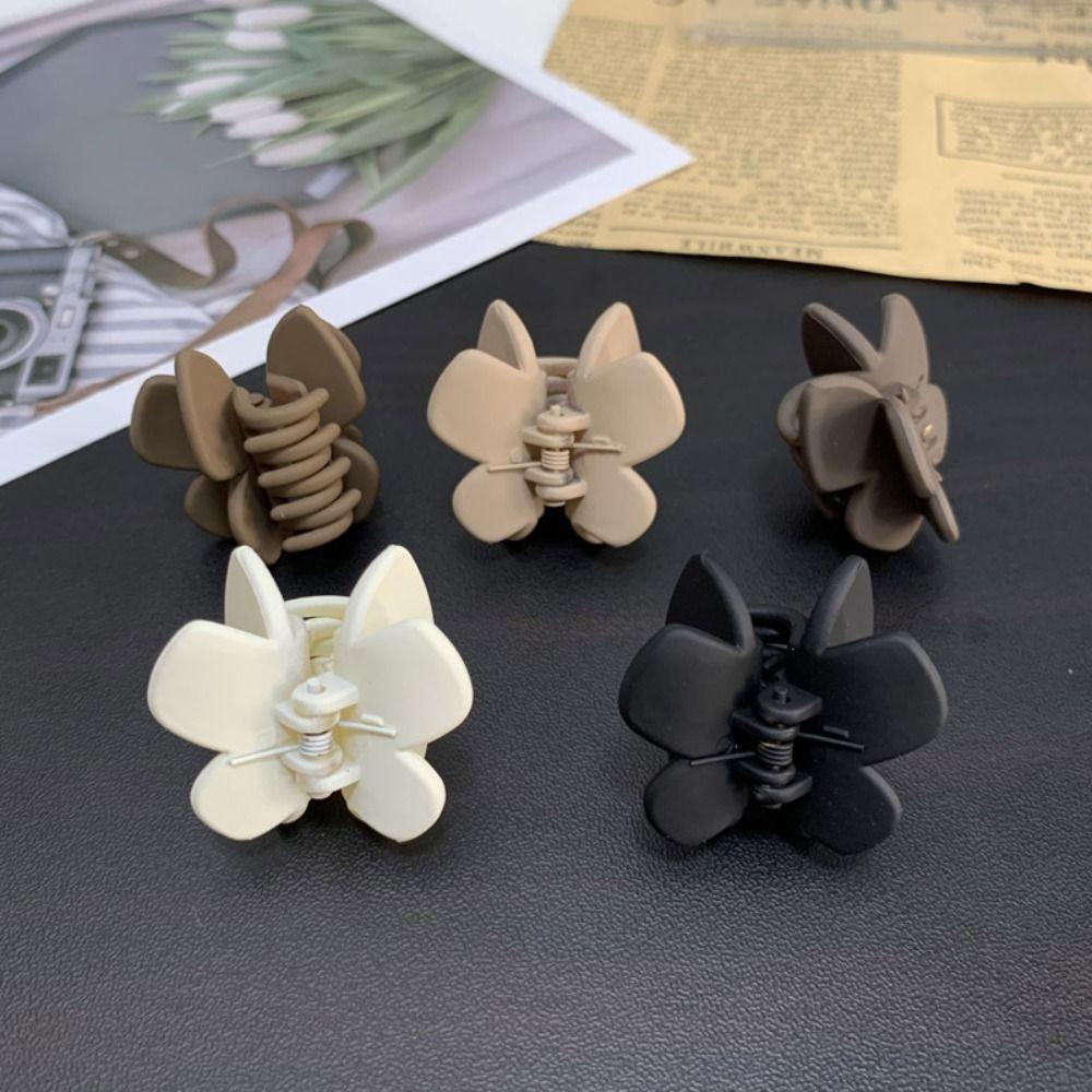 6Pcs Headwear Small Hair Claw Clip Butterfly Hairpin Retro Barrette  Women