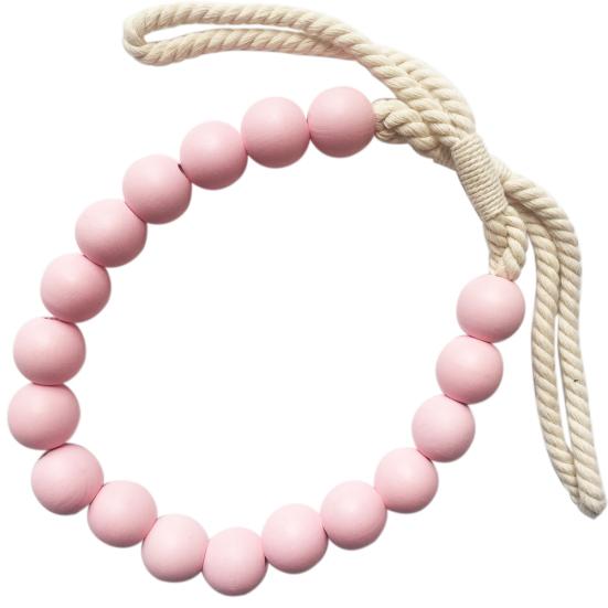 

Модные занавески, повязки, деревянные бусины, подхват, украшение для дома, драпировка розовый