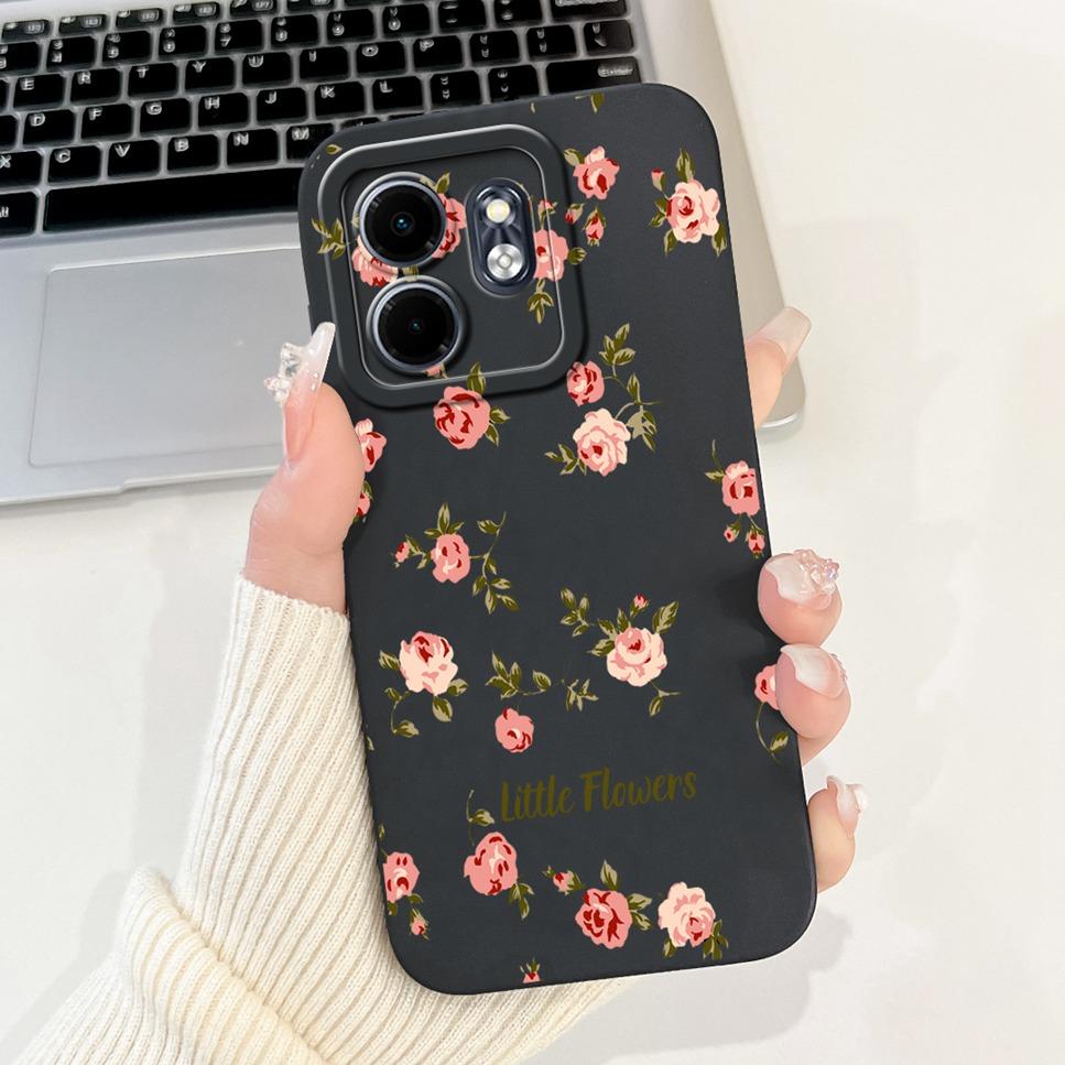 2024 For Infinix Hot 50i Case HoT50i Shock Proof Black Silicone Soft Phone Case For Infinix Hot 50i 50 i X6531 Back Cover Fundas
