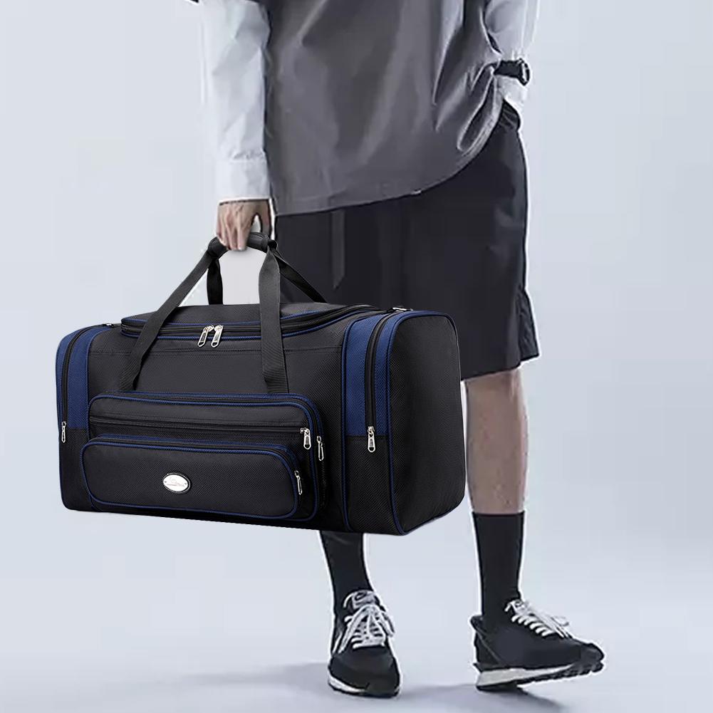 Travel Duffle Bag for Men Women Waterproof Gym Bag with Shoe Compartment Adjustable Strap Tote Bag for Sports Bussiness Trip