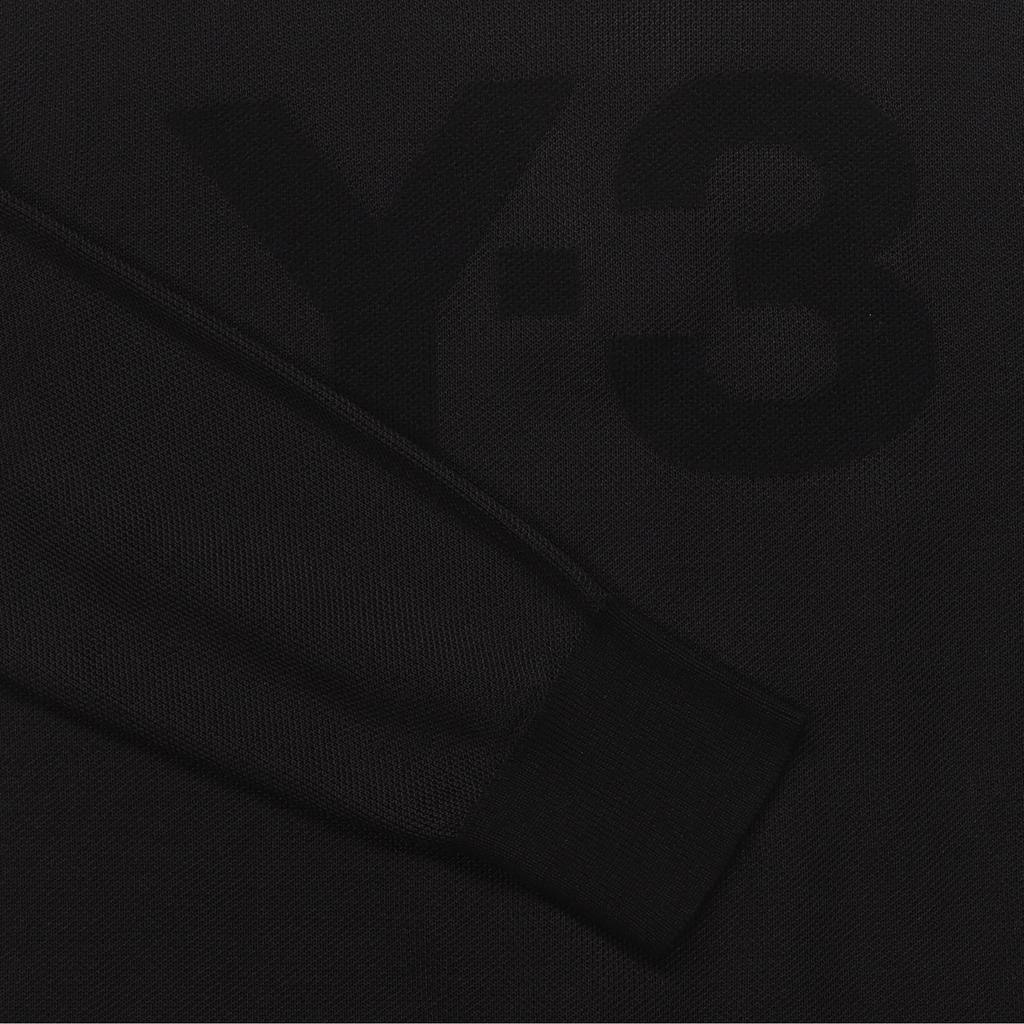 Y-3 FW22 Einfarbig Rundhals Pullover Langarm Sweatshirt Herren sweatshirt Schwarz FM1155