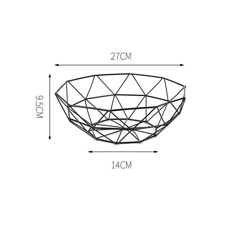 Bol de Fructe Spălare Fructe Coș de Drenaj Gol Fier Coș de Fructe Living Măsuță de Cafea Farfurie de Fructe Net Roșu Coș de Depozitare Gustări