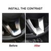 Car Emblem Steering Wheel Sticker Decoration Accessories For Mercedes Benz AMG Brabus Smart Maybach W204 GLC CLA W205 W203 W206 lsu8