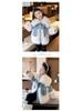 Girls' Fashionable Denim Fleece-lined Jacket - Autumn/Winter 2025 Faux Fur Coat for Children