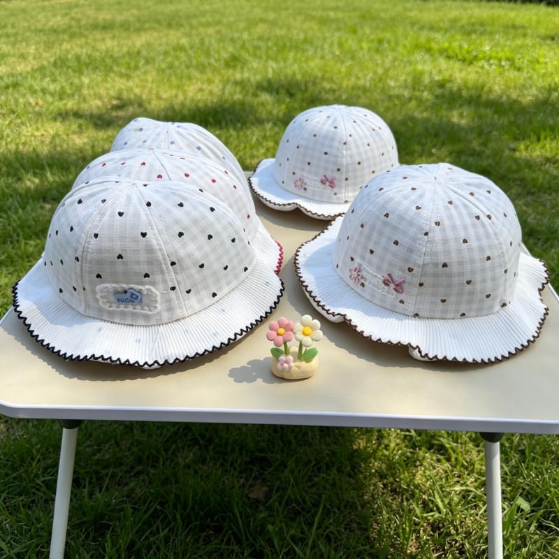 Baby Summer Sun Hat With Adjustable Breathable Fabric For Kids Protection