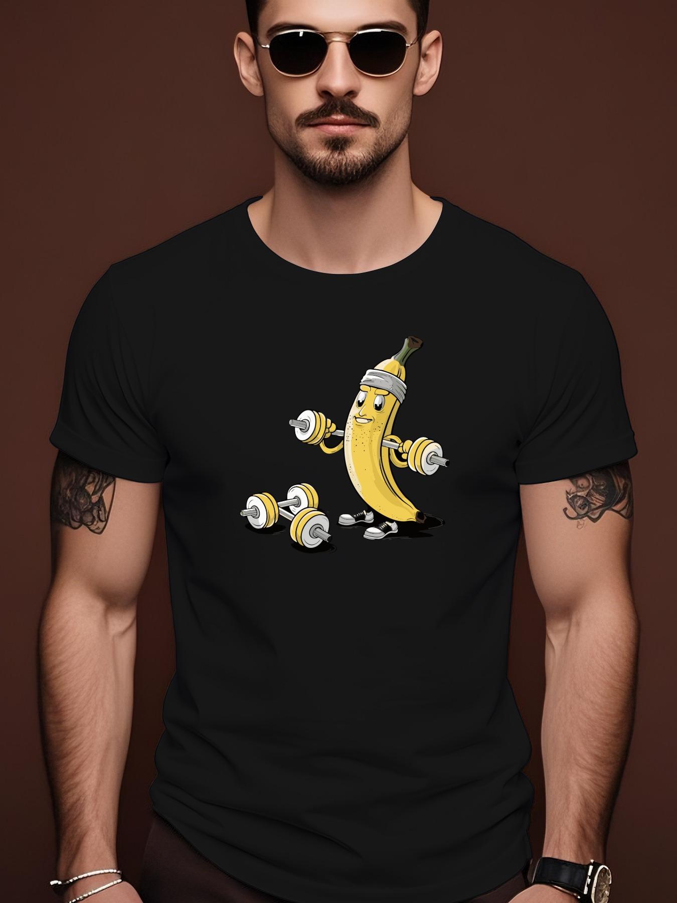 Summer with Banana Pattern T-shirt XXL