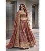 Damen Bollywood Schwer Zwei Ton Fandy Seide Lehenga Choli Party Wear Designer Hochzeitskleidung