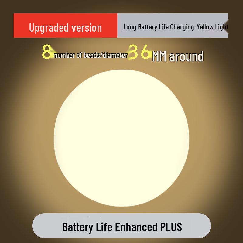 Rechargeable Smart Sensor Night Light for Bathroom, Stairway & Corridor - Energy Saving