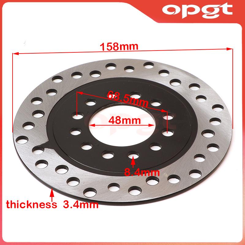 OPGT Kart 160mm foot lever hydraulic disc brake kit, applicable to 168cc kart ATV four pit off-road vehicle accessories