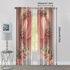 2pcs, Curtains&Drapes 2D Print Romantic Gentle Style Fabric (without Rod) Decorations For Home Use for Living Room, Bedroom,