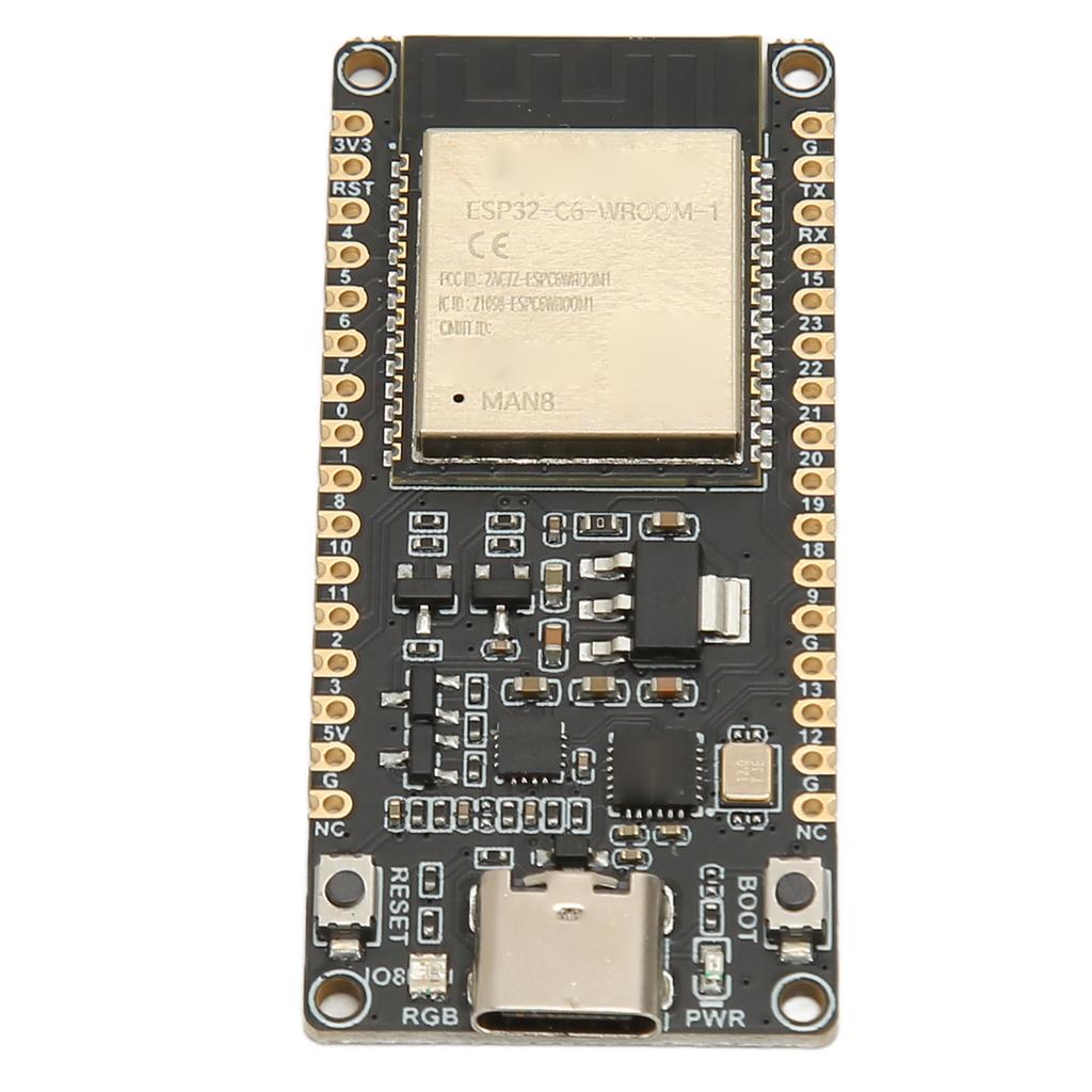 WiFi Development Board 512KB HPSRAM 16KB LPSRAM 320KB ROM 160MHz 32bit Single Core BT5.0 ESP32 C6 Microcontroller