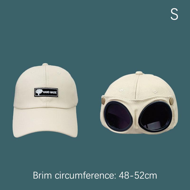 {Pilot} Hat Creative Men'S Glasses Cap Sunglasses Sunshade Wild Baseball Cap