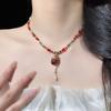 [Eternal Flower Language] Super Immortal and Beautiful Eternal Rose Flower Beaded Necklace Design Unique and Beautiful Clavicle Chain