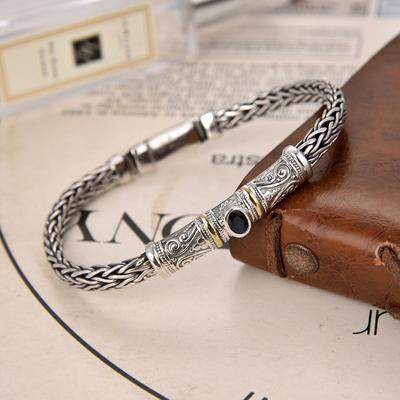Xiangxu European and American Style Heavy Industry Dragon Bone Weaving Bracelet Chain Design