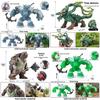 Blue Monster Ice Figures Mythical Model Toy With Movable Limbs For Kids Play