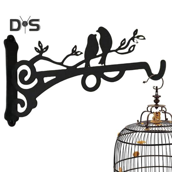 Wand-Pflanzenaufhänger, metallbeschichteter Wandhaken, rostfreie Halterung für den Innen- und Außenbereich zum Aufhängen von Pflanzen, Windspiel, Laterne, Vogelhäuschen