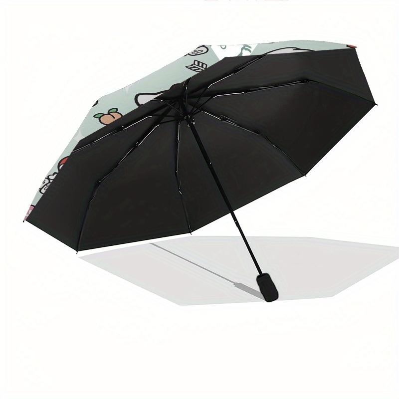 Hello Kitty,My Melody Automatic Umbrella-Foldable, Durable 8-Bone Design, Compact and Stylish, Great for Camping, Halloween, Christmas, Moth