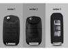 Baojun Car Key Case - Genuine Leather Shell for 730, 510, 530, 360, 560, 310W Models. Durable & Stylish for Women.