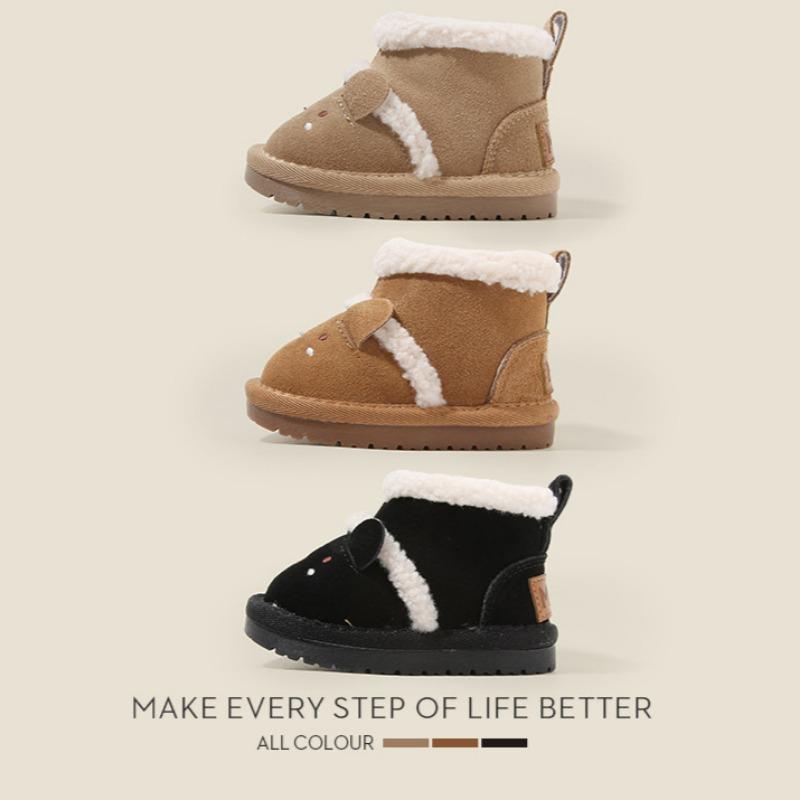 Dívčí zimní sněhule Dětské batolecí boty Kreslené bavlněné boty Chlapecké teplé bavlněné boty